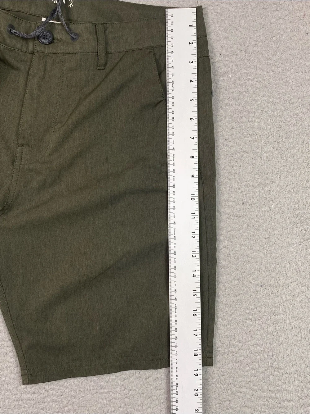 Roark Shorts Men's Size 32 Green Stretch Chino Hybrid Outdoor Beach 8
